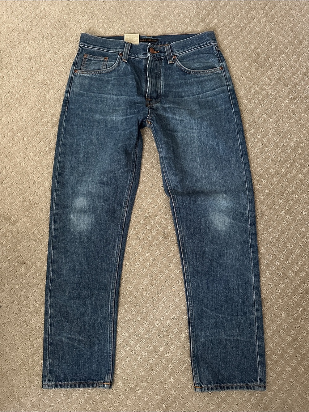 NEW with tags Nudie Jeans Steady Eddie II Jeans Raw Tracks Wash size 31x30 31 30